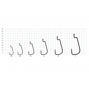 Крючки офсетные Saikyo BS-3324 Offset Hook