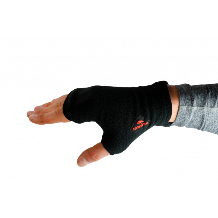 Варежки флис.Small Mittens чёрн.  M