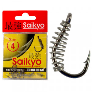 Крючки фидерные с пружиной Saikyo KHS-10085